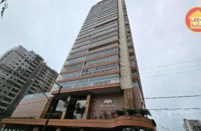 Apartamento alto padrao com 3 quartos à venda, 122 m² por r$ 860.000 - vila guilhermina - praia grande/sp