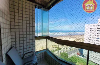 Apartamento vista mar com 3 quartos à venda por r$ 760.000 - aviação - praia grande/sp