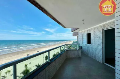 Apartamento frente mar com 2 quartos à venda, 85 m² por r$ 720.000 - jardim real - praia grande/sp