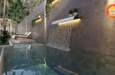 Casa com 2 quartos à venda, 33 m² por r$ 330.000 - aviação - praia grande/sp