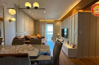 Apartamento com 2 quartos à venda, 78 m² por r$ 680.000 - vila guilhermina - praia grande/sp