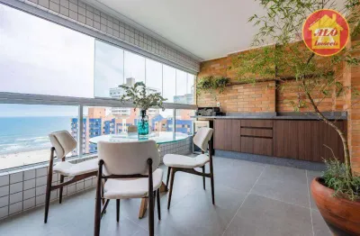 Apartamento com 3 quartos à venda, 126 m² por r$ 1.650.000 - aviação - praia grande/sp