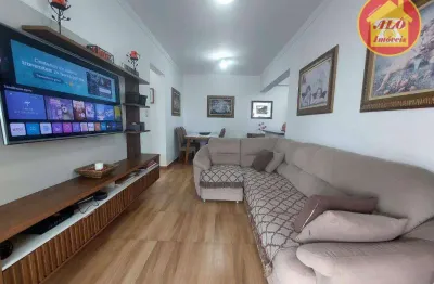 Apartamento com 2 quartos à venda, 73 m² por r$ 550.000 - caiçara - praia grande/sp
