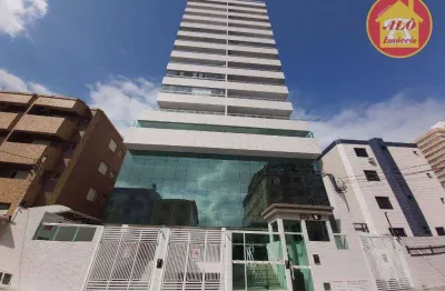 Apartamento para alugar, 121 m² por r$ 6.000,00/mês - boqueirão - praia grande/sp