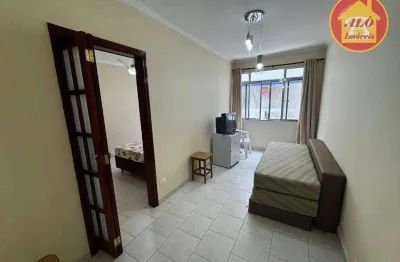 Apartamento com 1 dormitório à venda, 42 m² por r$ 230.000,00 - canto do forte - praia grande/sp