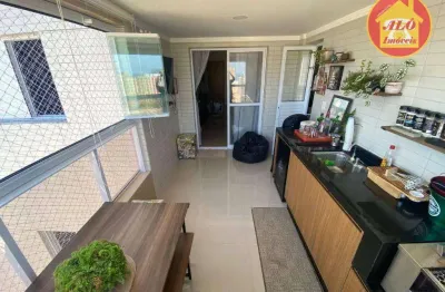 Apartamento com 3 quartos à venda, 96 m² por r$ 1.000.000 - canto do forte - praia grande/sp