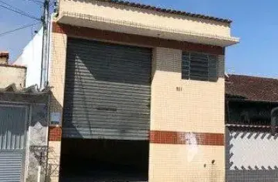 Galpão para alugar, 208 m² por r$ 6.500,00/mês - tude bastos - praia grande/sp