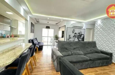 Apartamento com 2 quartos à venda, 100 m² por r$ 750.000 - vila guilhermina - praia grande/sp