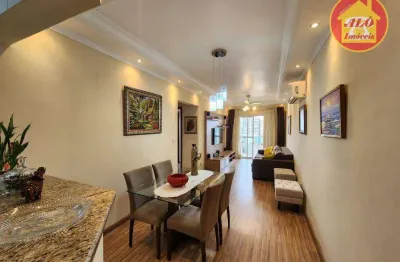 Apartamento à venda, 85 m² por r$ 500.000,00 - vila guilhermina - praia grande/sp