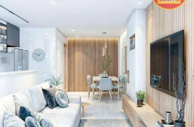 Apartamento com 2 quartos à venda, 68 m² por r$ 635.239 - vila guilhermina - praia grande/sp