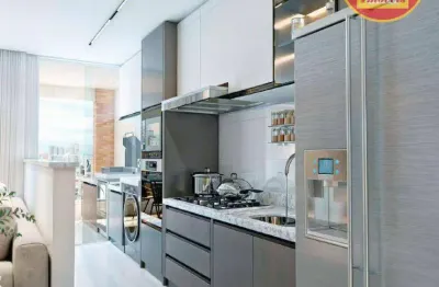 Apartamento com 2 quartos à venda, 48 m² por r$ 448.296 - vila guilhermina - praia grande/sp