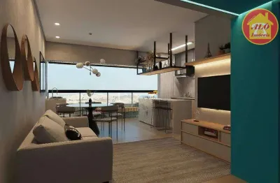 Apartamento com 2 quartos à venda, 67 m² por r$ 567.000 - maracanã - praia grande/sp