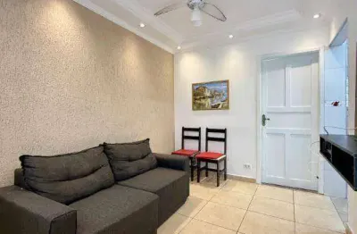 Apartamento com 1 quarto à venda, 35 m² por r$ 225.000 - vila guilhermina - praia grande/sp