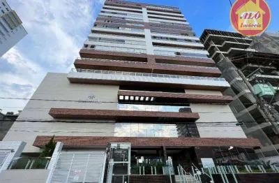 Apartamento com 1 dormitório à venda, 62 m² por r$ 370.000,00 - vila guilhermina - praia grande/sp