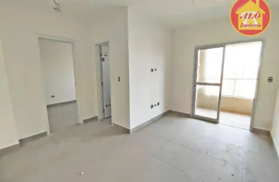 Apartamento com 1 quarto à venda, 42 m² por r$ 320.000 - aviação - praia grande/sp
