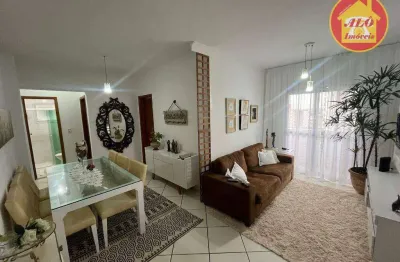 Apartamento com 2 quartos à venda, 65 m² por r$ 379.000 - vila guilhermina - praia grande/sp