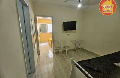 Kitnet com 1 quarto à venda, 32 m² por r$ 189.000 - nova mirim - praia grande/sp
