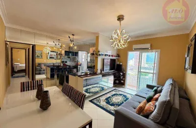 Apartamento com 2 quartos à venda, 78 m² por r$ 550.000 - caiçara - praia grande/sp