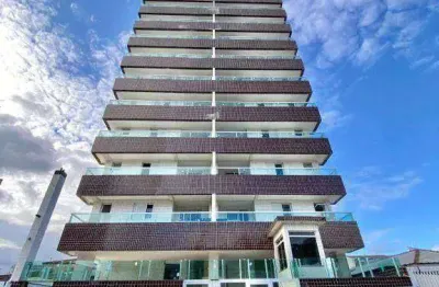 Apartamento com 2 quartos à venda, 67 m² por r$ 390.000 - vila assunção - praia grande/sp