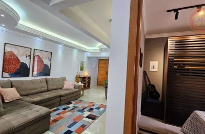 Apartamento com 3 quartos à venda, 134 m² por r$ 870.000 - vila guilhermina - praia grande/sp