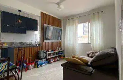 Apartamento com 1 quarto à venda, 42 m² por r$ 270.000 - aviação - praia grande/sp