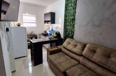 Kitnet com 02 quartos à venda, 43 m² por r$ 250.000 - tupi - praia grande/sp