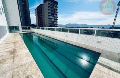 Apartamento com 1 quarto à venda, 50 m² por r$ 335.000 - aviação - praia grande/sp