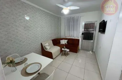 Apartamento com 1 quarto à venda, 47 m² por r$ 275.000 - vila guilhermina - praia grande/sp