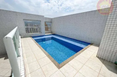 Cobertura com 3 dormitórios à venda, 250 m² por r$ 1.600.000,00 - ocian - praia grande/sp