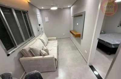 Apartamento com 1 quarto à venda, 40 m² por r$ 300.000 - canto do forte - praia grande/sp