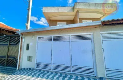 Sobrado com 2 quartos à venda, 90 m² por r$ 470.000 - maracanã - praia grande/sp