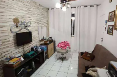 Apartamento com 2 dormitórios à venda, 70 m² por r$ 450.000,00 - boqueirão - santos/sp