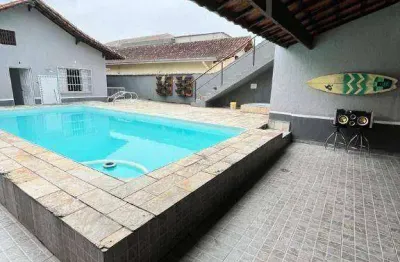 Casa com 4 quartos, 269 m² - venda por r$ 1.100.000 ou aluguel por r$ 6.000/mês - tupi - praia grande/sp