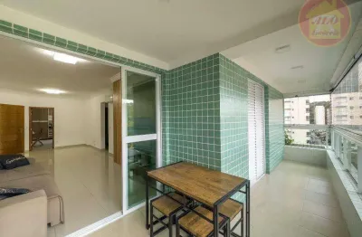 Apartamento com 3 quartos à venda, 123 m² por r$ 990.000 - canto do forte - praia grande/sp
