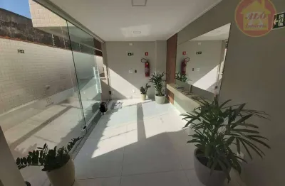 Apartamento com 2 quartos para alugar, 71 m² por r$ 3.000/mês - vila guilhermina - praia grande/sp