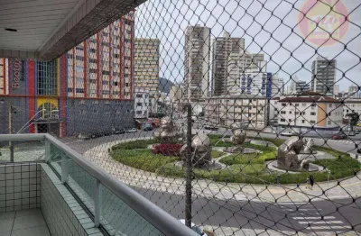 Apartamento com 2 quartos para alugar, 60 m² por r$ 2.900/mês - boqueirão - praia grande/sp