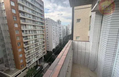 Kitnet com 1 quarto à venda, 47 m² por r$ 360.000 - boqueirão - santos/sp