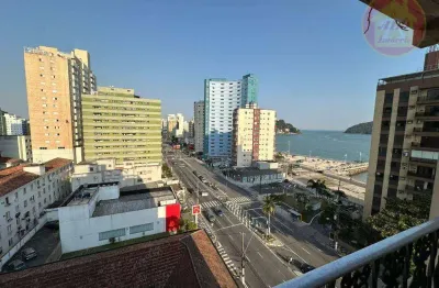 Apartamento vista mar com 2 quartos à venda, 89 m² por r$ 550.000 - são vicente