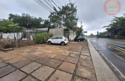 Terreno para alugar, 350 m² por r$ 7.500,00/mês - japuí - são vicente/sp