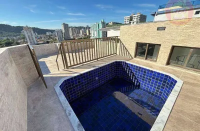 Cobertura com 3 quartos à venda, 200 m² por r$ 1.050.000 - canto do forte - praia grande/sp