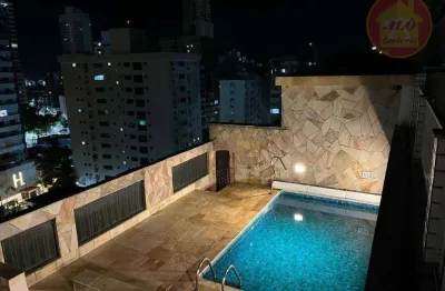 Cobertura com 4 quartos à venda, 361 m² por r$ 3.843.000 - ponta da praia - santos/sa