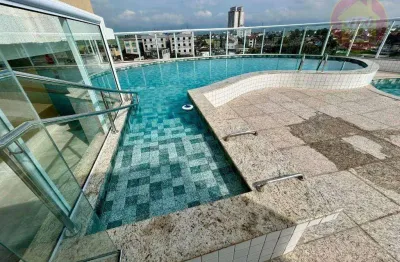 Apartamento com 2 dormitórios à venda, 46 m² por r$ 370.000,00 - parque são vicente - são vicente/sp