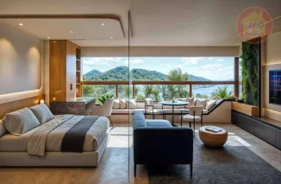 Studio com 1 quarto à venda, 36 m² por r$ 345.008 - centro - são vicente/sp