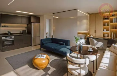 Studio com 1 quarto à venda, 38 m² por r$ 388.865 - centro - são vicente/sp