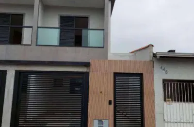 Sobrado com 2 quartos à venda, 57 m² por r$ 390.000 - vila caiçara - praia grande/sp