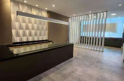 Sala para alugar, 236 m² por r$ 8.000/mês - vila guilhermina - praia grande/sp