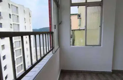 Apartamento com 1 quarto à venda, 36 m² por r$ 210.000 - centro - são vicente/sp