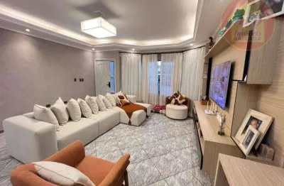 Casa com 3 quartos à venda, 155 m² por r$ 860.000 - vila guilhermina - praia grande/sp