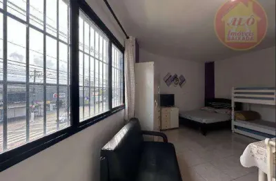 Kitnet com 1 quarto à venda, 40 m² por r$ 179.000 - tupi - praia grande/sp