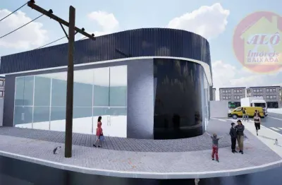 Galpão para alugar, 550 m² por R$ 18.000/mês - Tupi - Praia Grande/SP